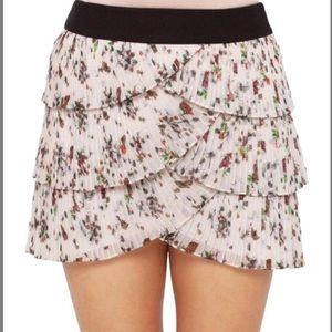 Ted Baker London Rose Bug Pleated Mini Skirt
